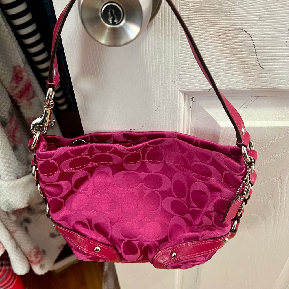 Coach pink bag